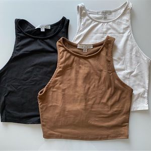 Gaze 3-pack crop tops